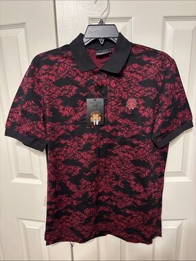 Maceoo Mozart Leaf Tip Polo Shirt